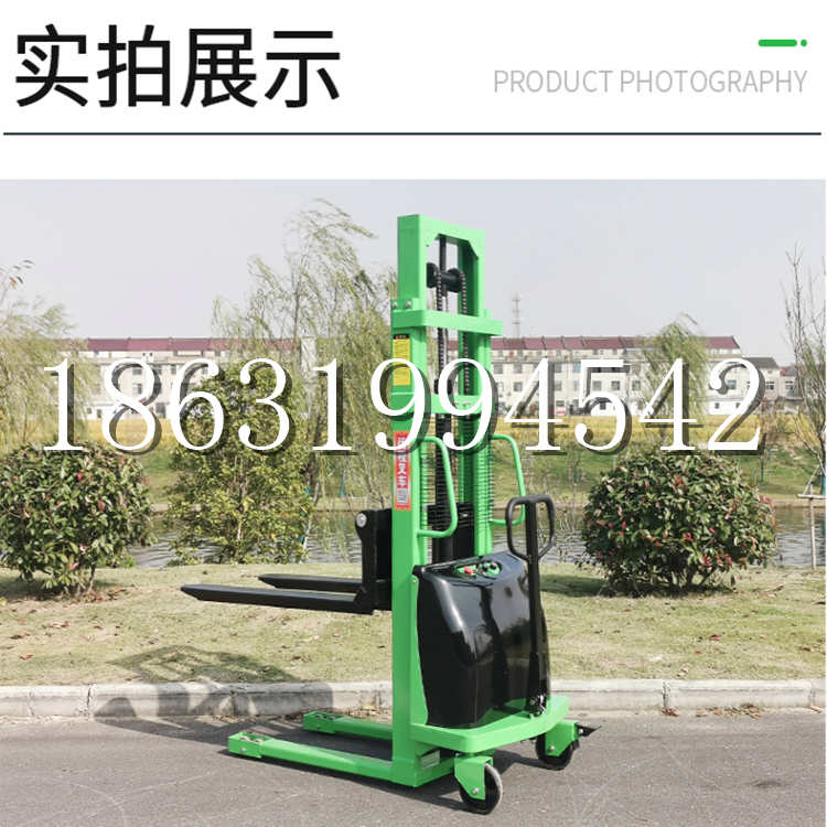 北区电动叉车堆高车液压铲车电瓶1吨2吨站驾步行式小型全自动叉车